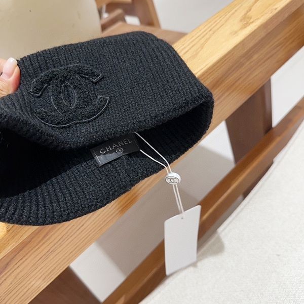注目★シャネル ニット帽 スーパーコピー シンプルロゴ shg11196